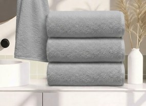 Prosop NORIELLE 50x90 cm gri deschis, 100% bumbac