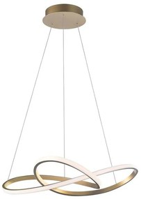 Lustra LED design modern Fusion, auriu