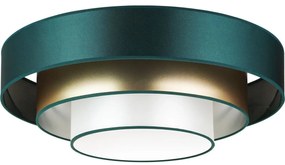 Plafonieră LED Duolla LUNETA LED/26W/230V d. 60 cm 4000K verde/auriu