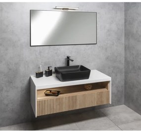 Sapho - Oglindă în ramă AROWANA 50x80, negru mat