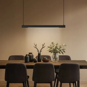 Lustră LED LINEA pe cablu, 36W, 230V, 3000/4000/5700K, CRI 90, negru