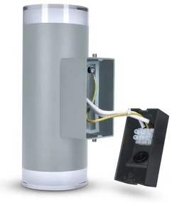Aplică de exterior Brilagi MATERA 2xGU10/30W/230V gri IP54
