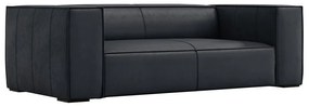 Canapea albastru-închis cu tapițerie din piele 212 cm Madame – Windsor &amp; Co Sofas