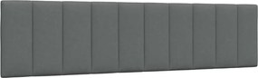 vidaXL Pernă pentru tăblie de pat, Hanko, gri închis, 200 cm, material textil