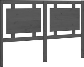 vidaXL Tăblie de pat, gri, 145,5x4x100 cm, lemn masiv de pin