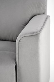 Fotoliu recliner Karim stofa gri H103 cm