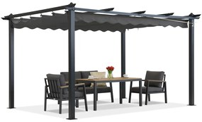 Pavilion de grădină Barbados 3x4m Garden Point antracit
