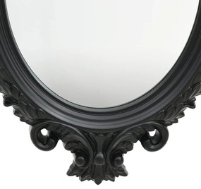 Oglinda de perete in stil Castle, negru, 56 x 76 cm 1, Negru