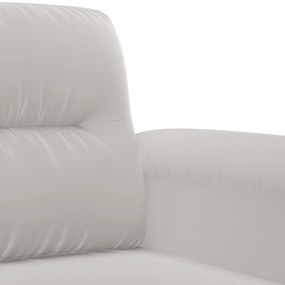 Canapea cu 2 locuri, gri deschis, 140 cm, tesatura microfibra Gri deschis, 170 x 77 x 80 cm