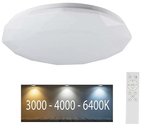 LED plafonieră dimabilă 40W 230V 3000K/4000K/6500K cu telecomandă