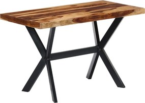 vidaXL Masă de bucătărie 120x60x75 cm lemn masiv de acacia