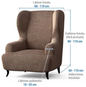 Huse bielastice COSTINA alunei fotoliu clasic (l. 60 - 110 cm)