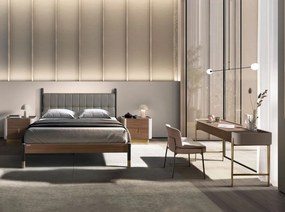 Noptiera deosebita design LUX Walnut-Bej