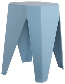 Scaun albastru din plastic Cherish – Leitmotiv