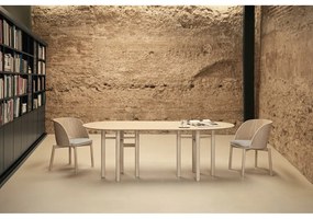 Masă dining ovală Teulat Junco, lungime 200 cm