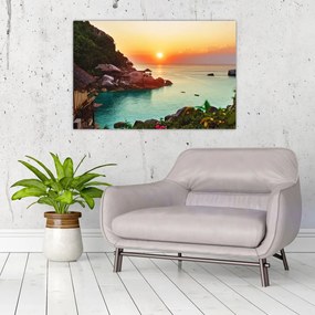 Tablou cu plaja frumoasă (90x60 cm)