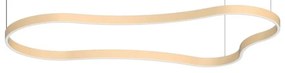 Lustra LED suspendata Waves-3 sp aurie