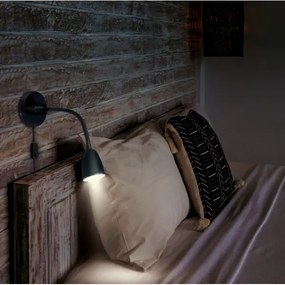 Veioză LED de perete dimabilă LED/4W/230V neagră Brilagi