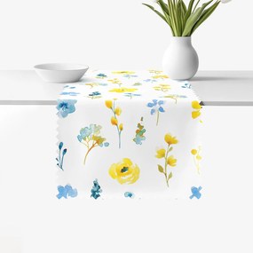 Goldea napron de masă teflonat - pajiște proaspătă 35x120 cm