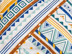 Lenjerie de pat din bumbac alb MUNOZ + husa de perna 40 x 50 cm gratuit