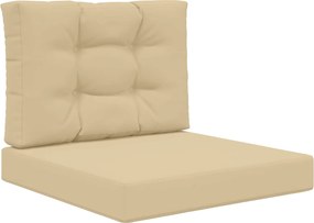 vidaXL Perna pentru canapea de exterior 2 pcs Bej Poliester