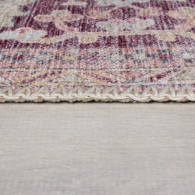 Covor tip traversă roșu deschis lavabil din amestec de fibre reciclate 60x230 cm Windsor – Flair Rugs