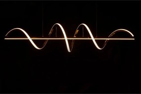 Lustra LED suspendata design modern MEMPHIS aurie 3-STEP DIMM