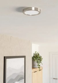 Eglo 901315-LED Lampă de tavan FUEVA LED/7,5W/230V 2700/4000/6500K Ø16,6 cm crom