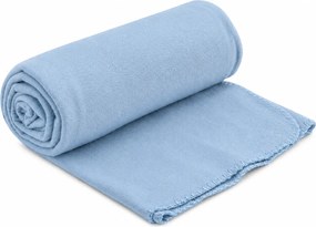 Patura din fleece FLEORA, albastru deschis Dimensiune: 180 x 200 cm