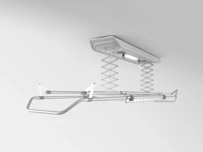 Uscator de rufe inteligent HIGOLD® IDM, by Pininfarina, electric, montabil pe tavan, Silver Grey