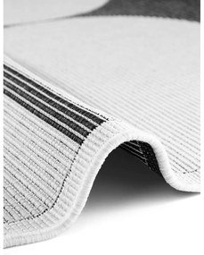 Covor pentru exterior și interior alb-negru 120x170 cm Duet Bowen – NORTHRUGS