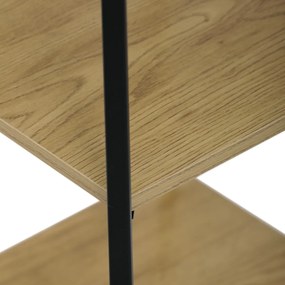Cuier cu rafturi GD-170 OAK, stejar sălbatic