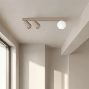BRILAGI - Corp de iluminat tip spot SELE BALL 2xGU10/30W/230V + 1xG9/10W bej