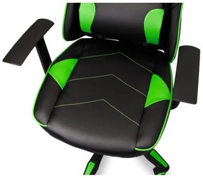 CONNECT IT CGC-0700-GR - Scaun gaming LeMans Pro negru/verde