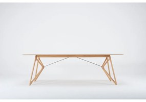 Masă de dining din lemn masiv de stejar 240x90 cm Tink - Gazzda