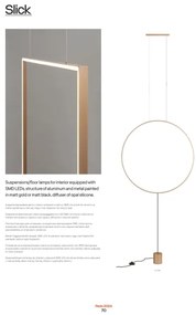 Lampadar Redo 01-2197 SLICK LED/19W/230V negru