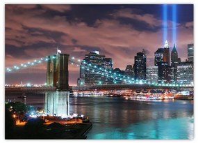 Tablou pe sticlă - New York, Manhattan (70x50 cm)