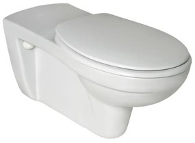 Vas wc suspendat pentru persoane cu dizabilitati Ideal Standard Contour 21 alb cu capac inclus