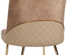 Set de scaune de sufragerie Madrid Brown, 2 bucăți, 2 buc.