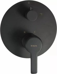 Baterie dus monocomanda incastrata Deante Arnika negru
