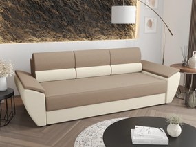 Canapea trei locuri Radiant Bis (Maro + crem). 1056842