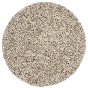 Covor Think Rugs Vista, ø 133 cm, crem