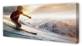 Tablouri canvas bețe de schi Man