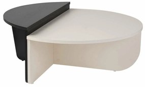 Măsuță de conferință Orion White and Black