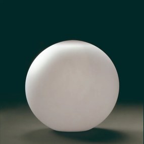 Lampa exterior moderna sfera alba pentru podea Avoriaz L