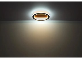 Plafoniera LED design modern Mattia negru mat