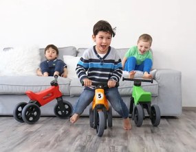 Funny Wheels - Bicicletă fără pedale 2 în 1 RIDER SPORT verde/negru
