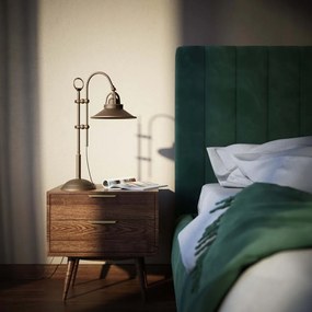 Lampa de masa stil industrial din alama personalizabila Alice