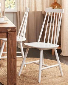 Set 2 buc. scaune pentru sufragerie Burank (alb). 1009961
