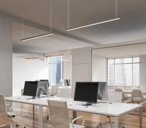 Corp de iluminat LED pentru tavan – montaj aplicat sau suspendat KOLINE LED/40W/230V 3000/4000/6500K 120 cm alb